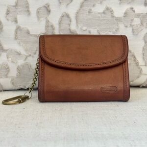Authentic Vintage Coach Multifunctional Wallet British Tan